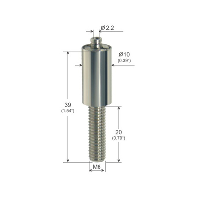 گیرنده های کابل قابل تنظیم در داخل 20mm طول رشته در بسته بندی فردی یا انبوه
